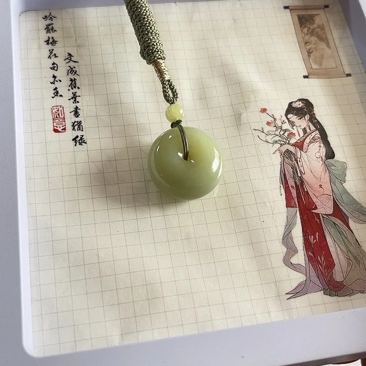 秋***3和田玉未镶嵌颈饰