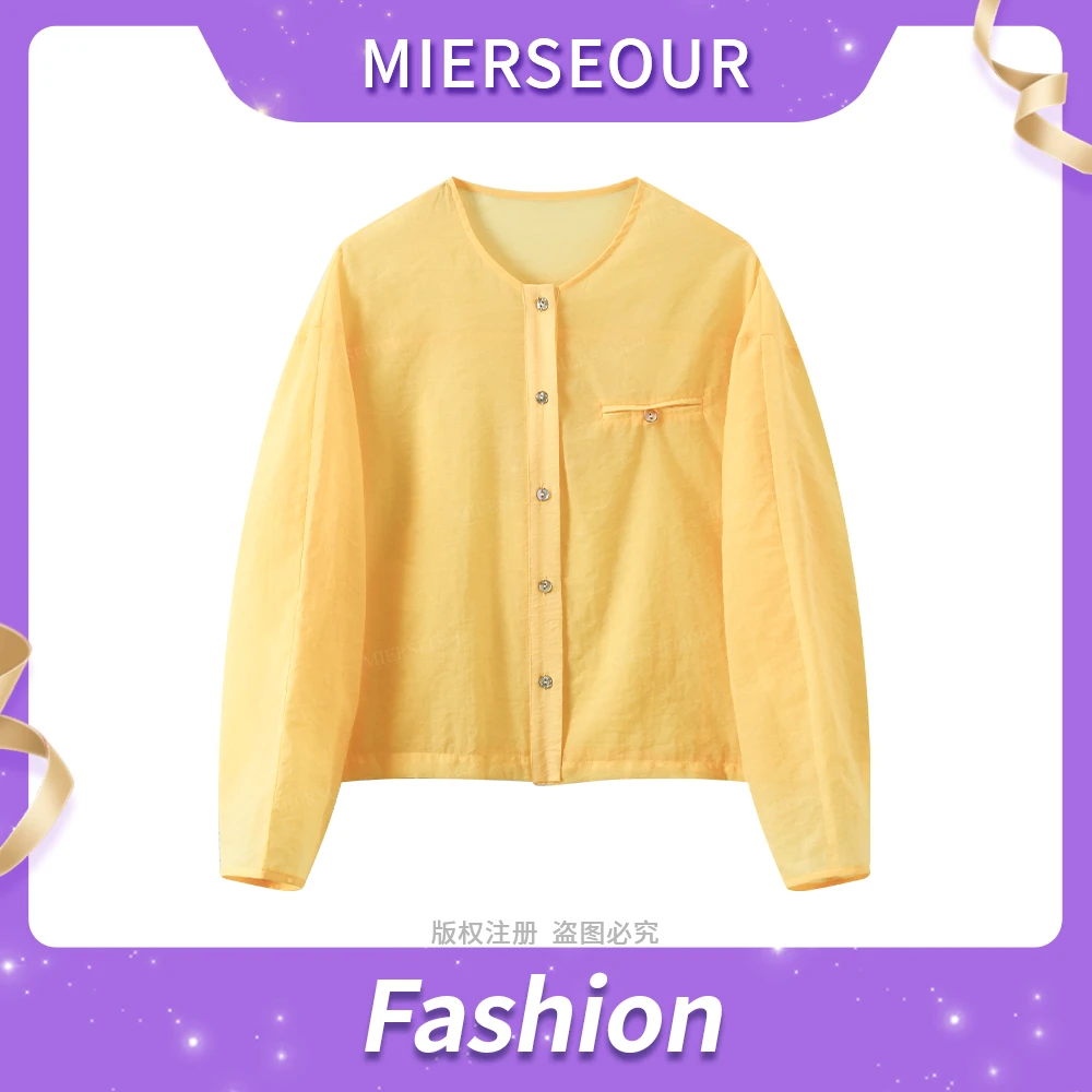 【云柔薄雾】简约韩系设计感休闲衬衫3118