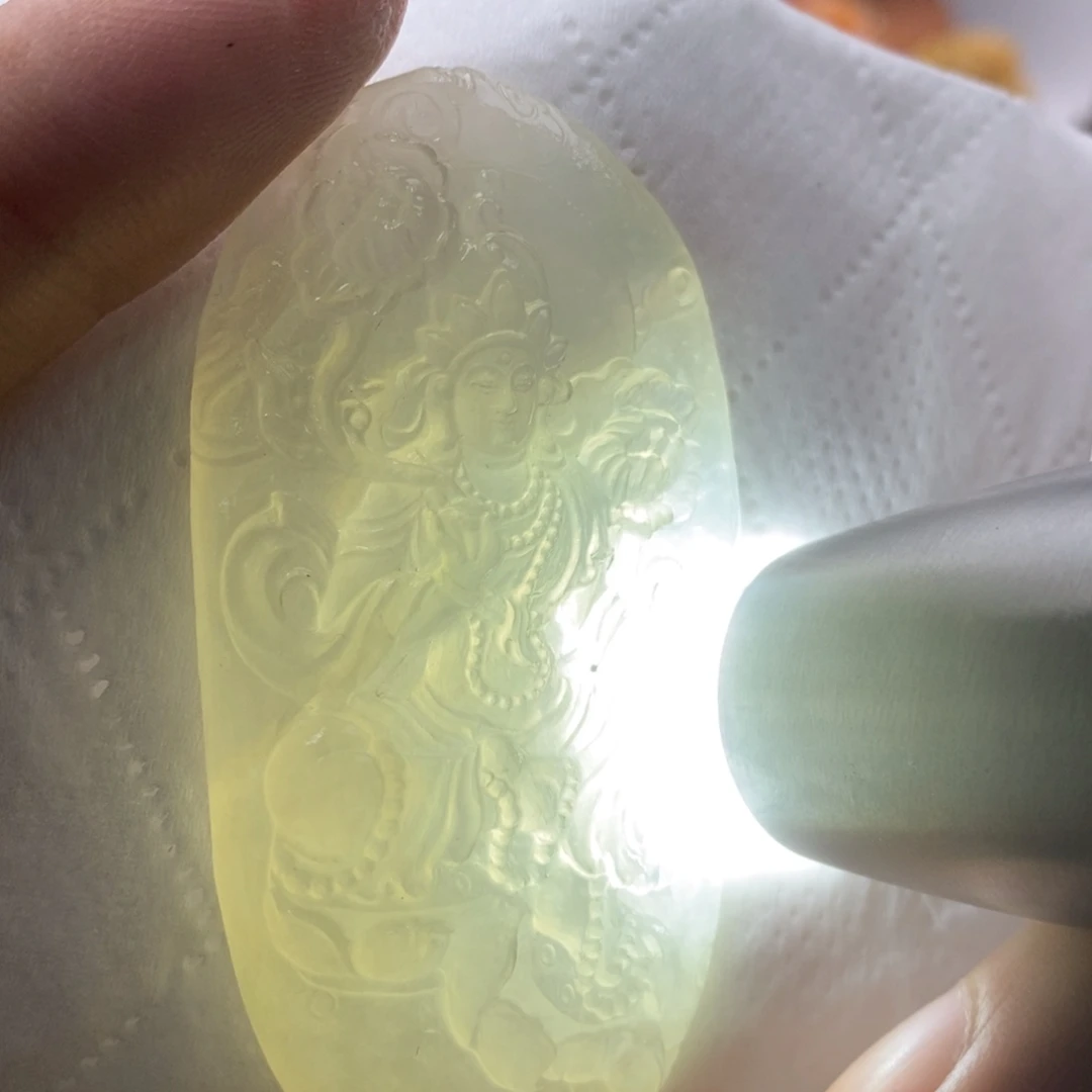 定制翡翠未镶嵌度母