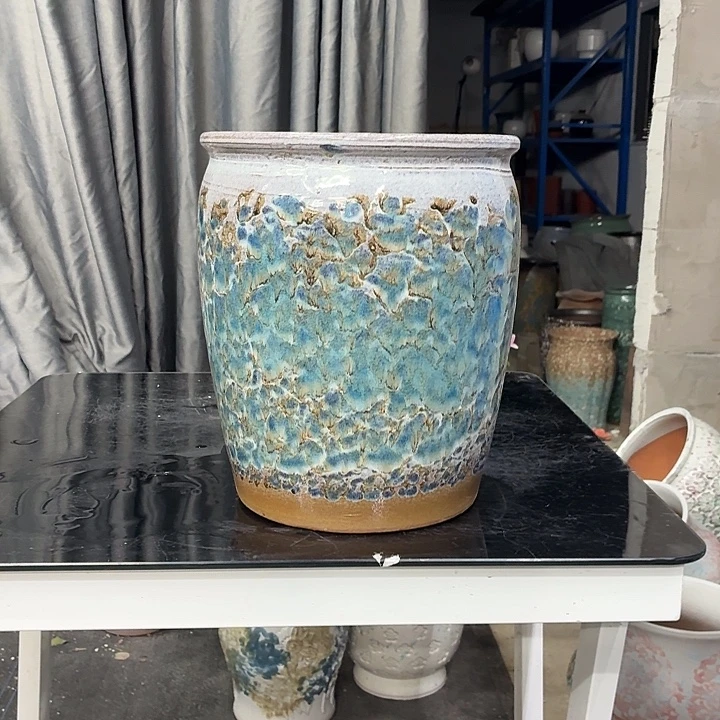 20×25 -粗陶花盆有孔-买买买