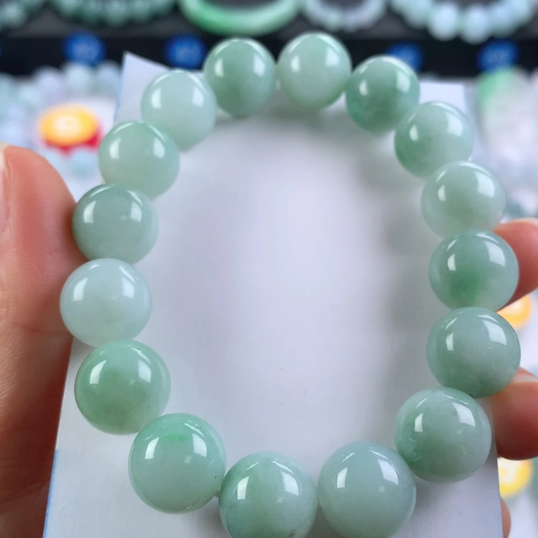 翡翠未镶嵌手链卡13