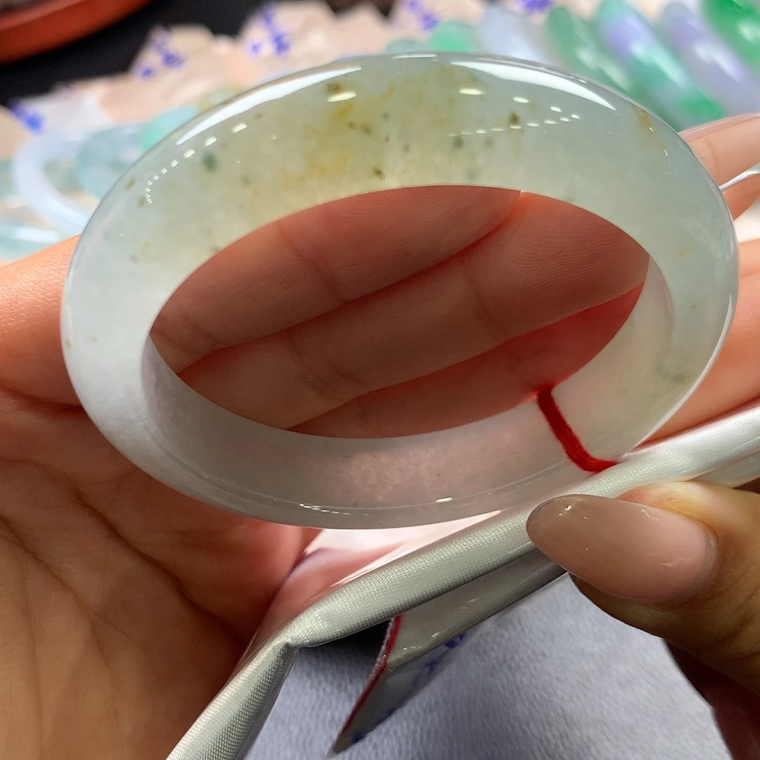 翡翠未镶嵌手镯23号