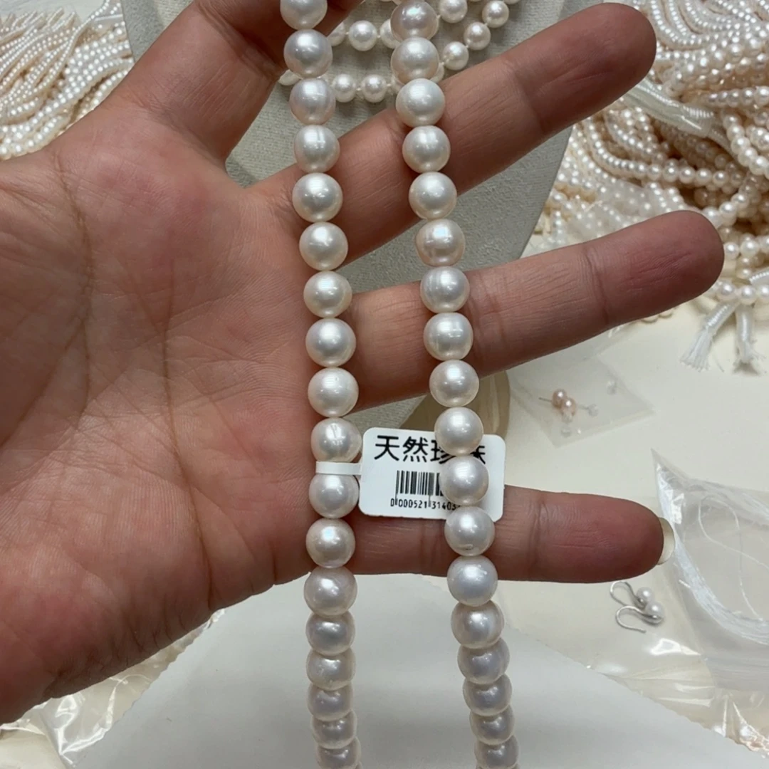 颈饰银S925镶嵌淡水珍珠10026