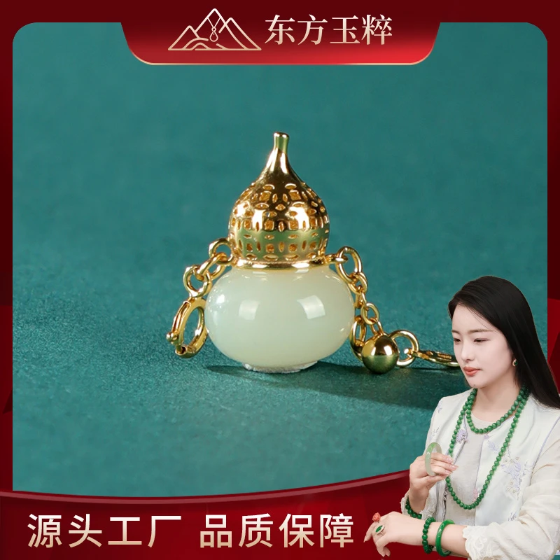 S925银镶葫芦项链-葫芦约18*12mm-多样性发货 拍一发一