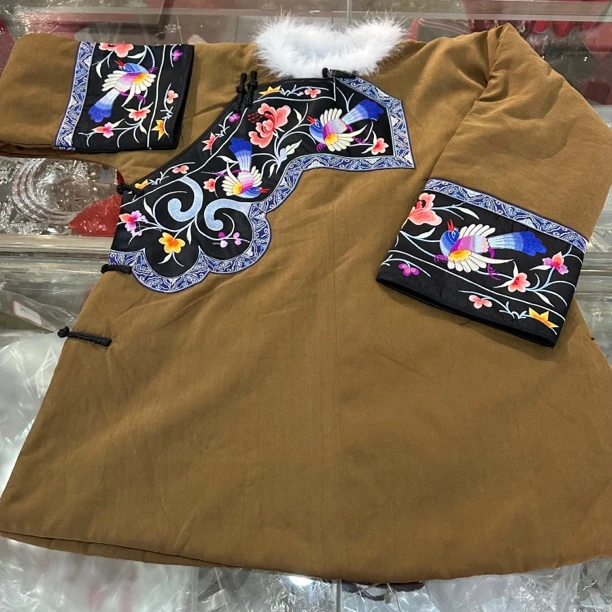 短 长款 M L XL码复古刺绣苗族服饰