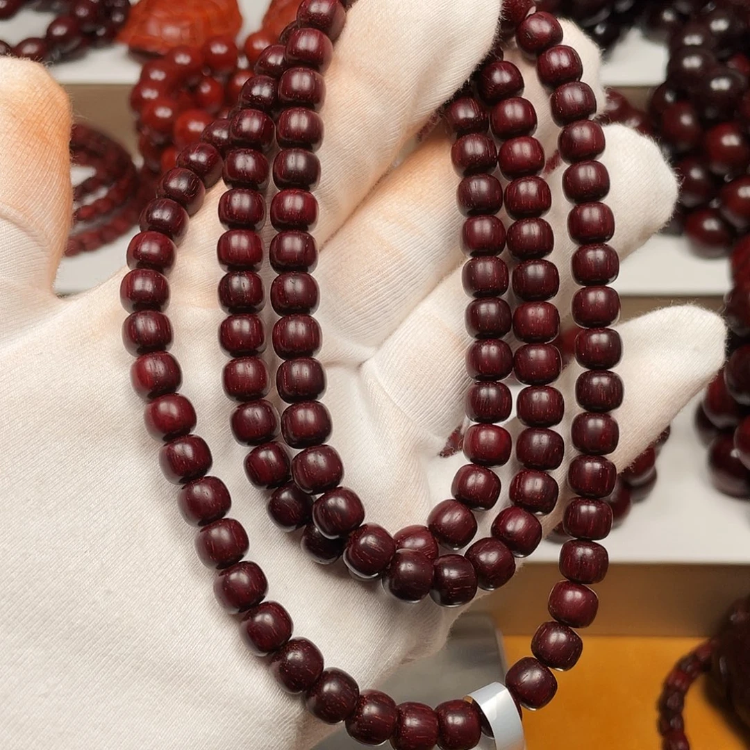 都***雪小叶紫檀手串/手链原汁原味7✖️8老型