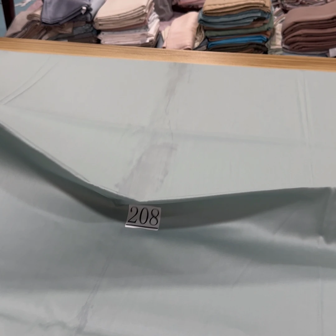 莫代尔纤维青绿色匹马棉