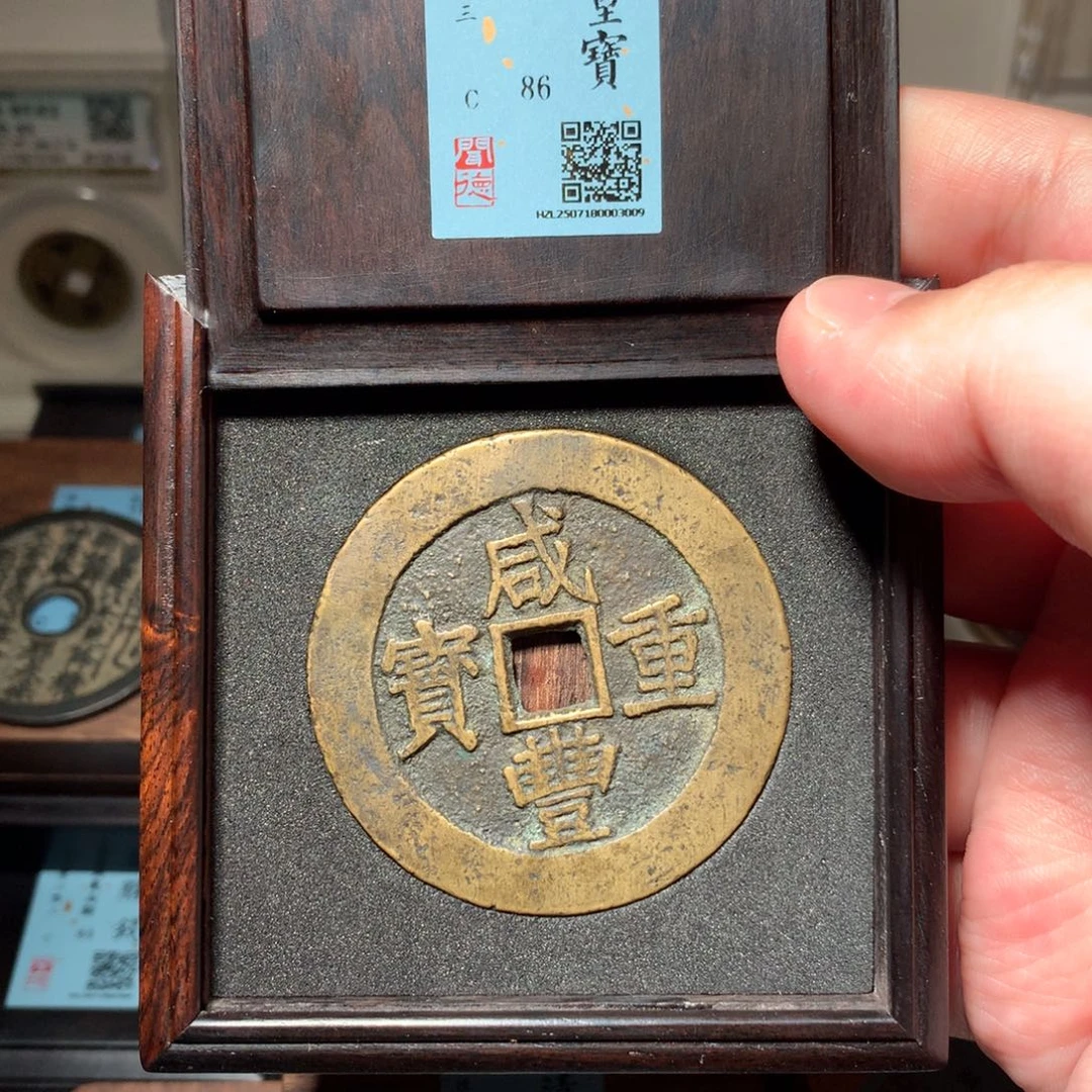 铜琳琅古泉咸丰昌五十厚重3009