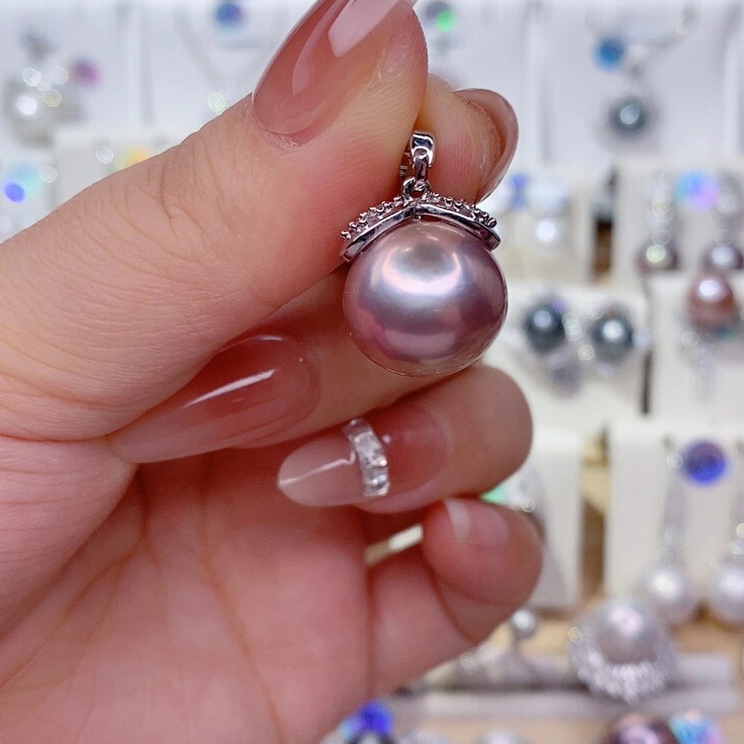 未镶嵌淡水珍珠吊坠(赠链)14➕