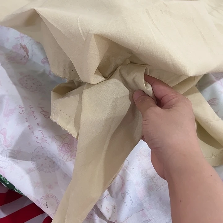 棉福袋一米价纯棉平布1.1米宽果子布艺D浅卡其