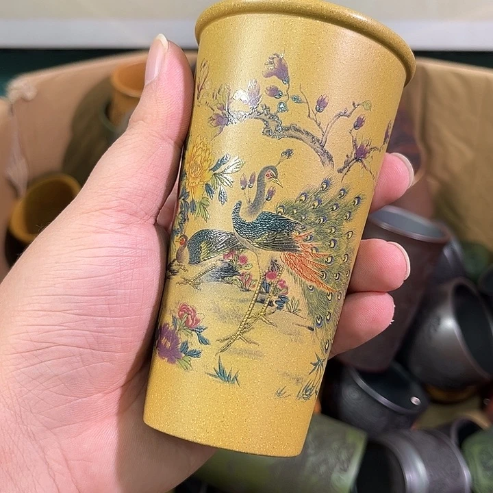 茶杯紫砂全手工紫砂主人杯