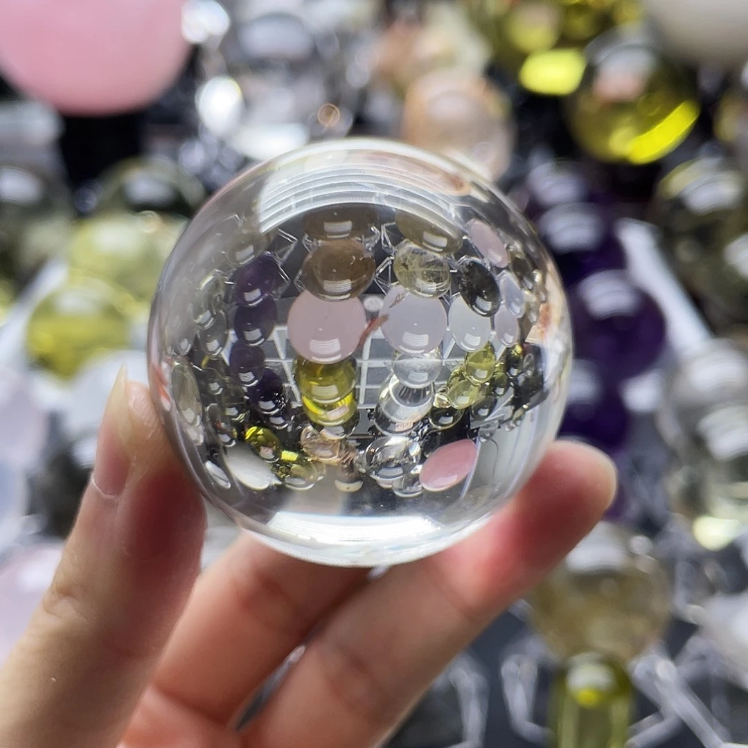 薇***卡水晶珠宝半成品未镶嵌A505水晶