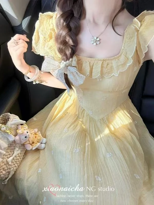 19-25订单留言备注编码夏季甜美连衣裙