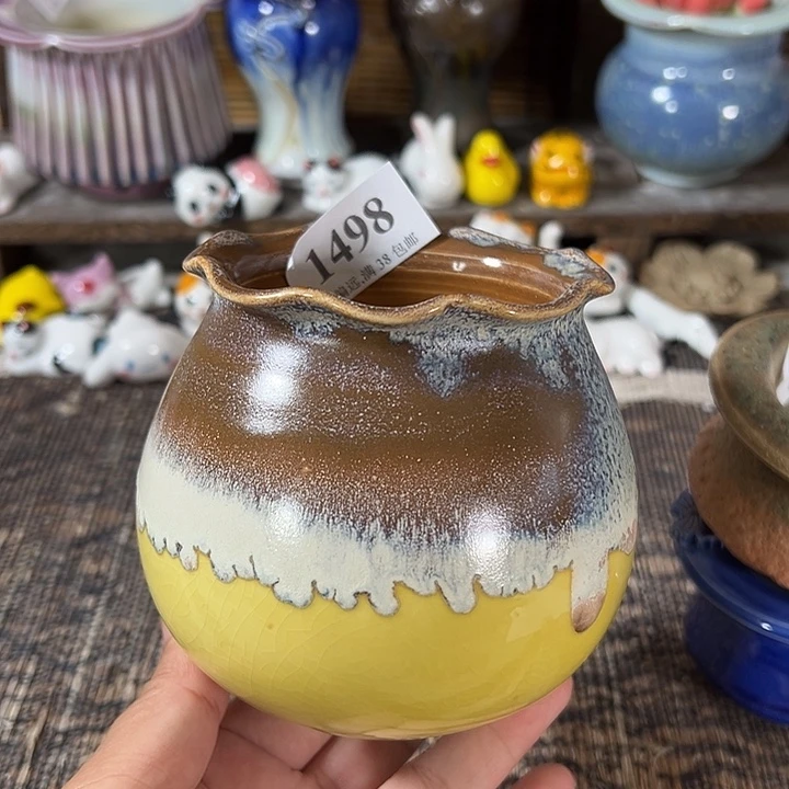 口7 手工花盆满30包邮