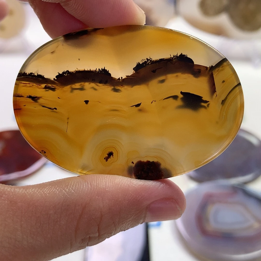 未镶嵌玛瑙/玉髓珠宝半成品