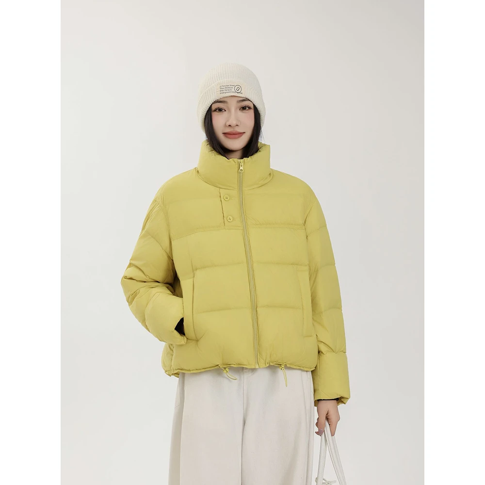 87080短款新款2025年时尚鸭绒加厚羽绒服