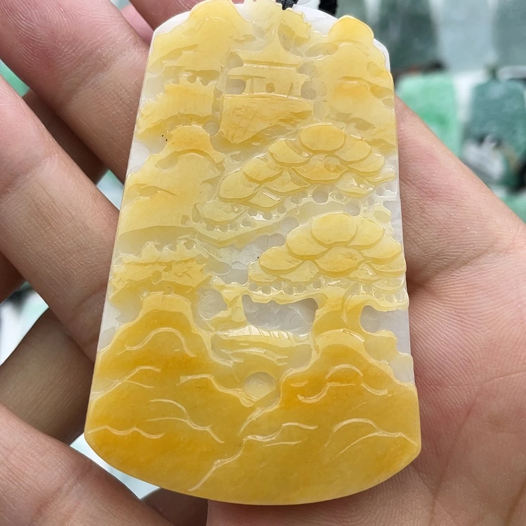颈饰未镶嵌翡翠翡翠