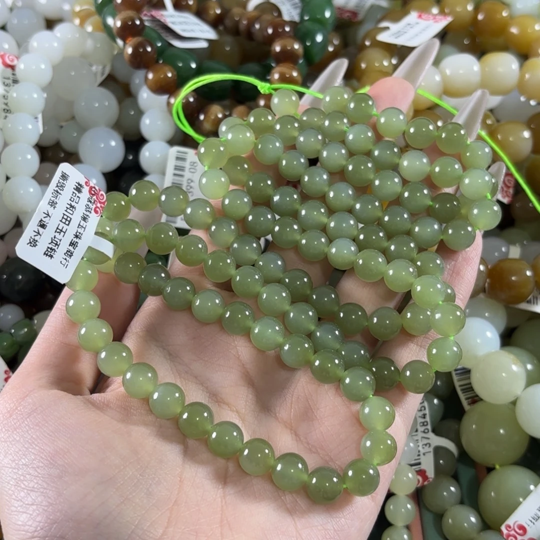 c***c未镶嵌手链和田玉拍4发1。
