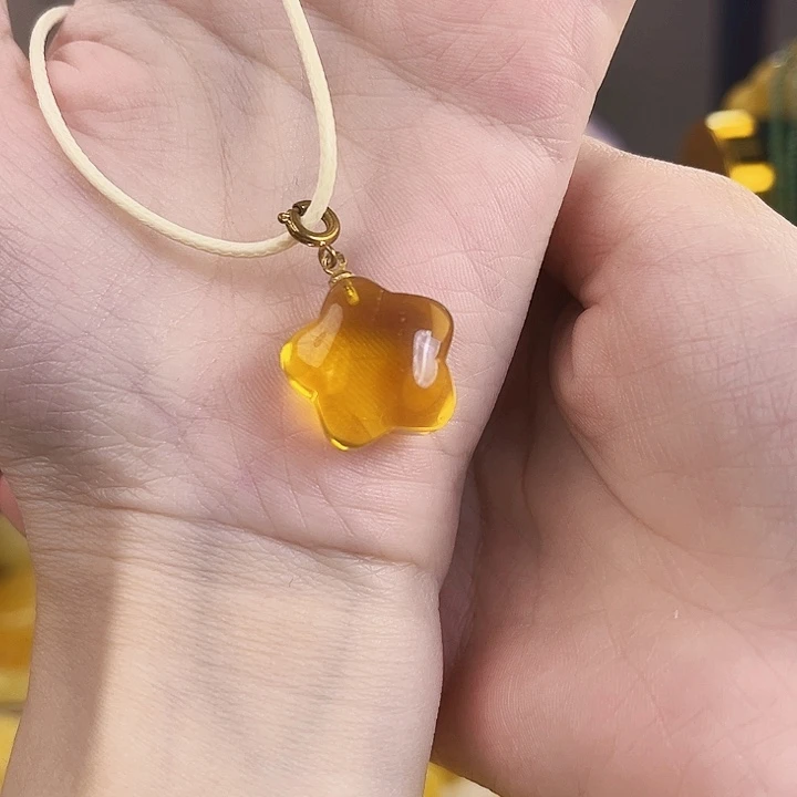 未镶嵌琥珀裸石星星金珀