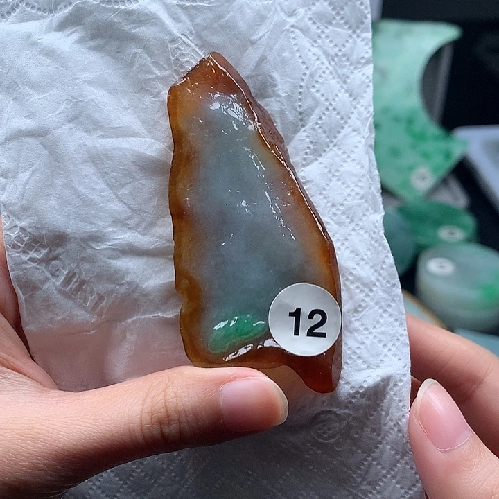 翡翠裸石天然翡翠12