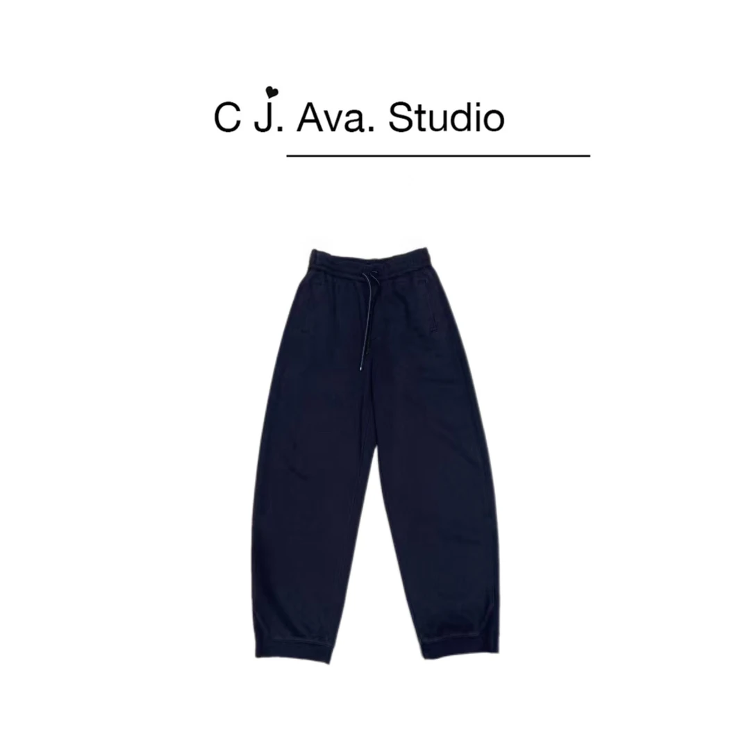【CJ.Ava Studio】立体剪裁香蕉弯刀休闲卫裤A2021