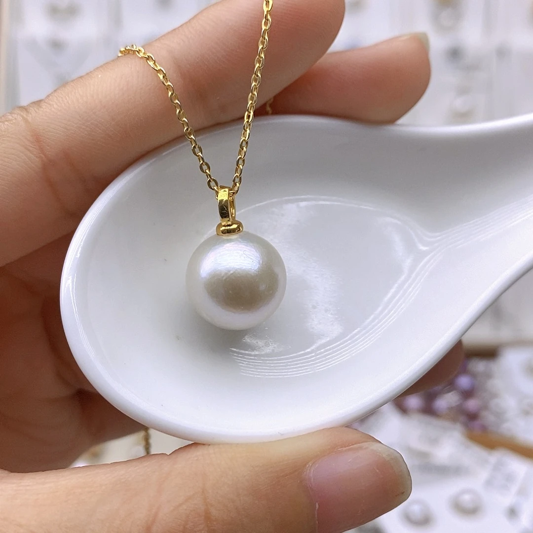 淡水珍珠未镶嵌吊坠(赠链)