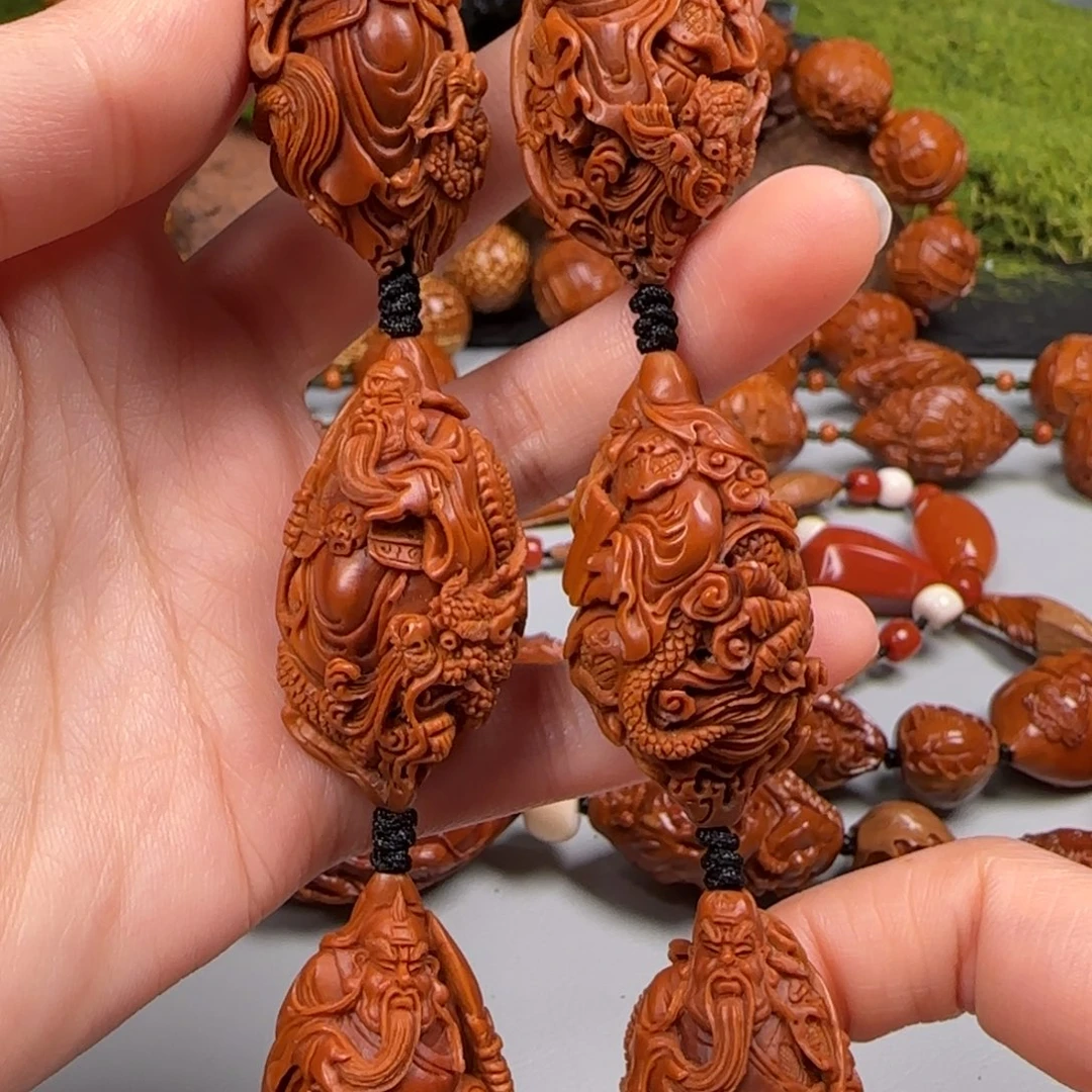 橄榄核手串/手链22.5御龙关公