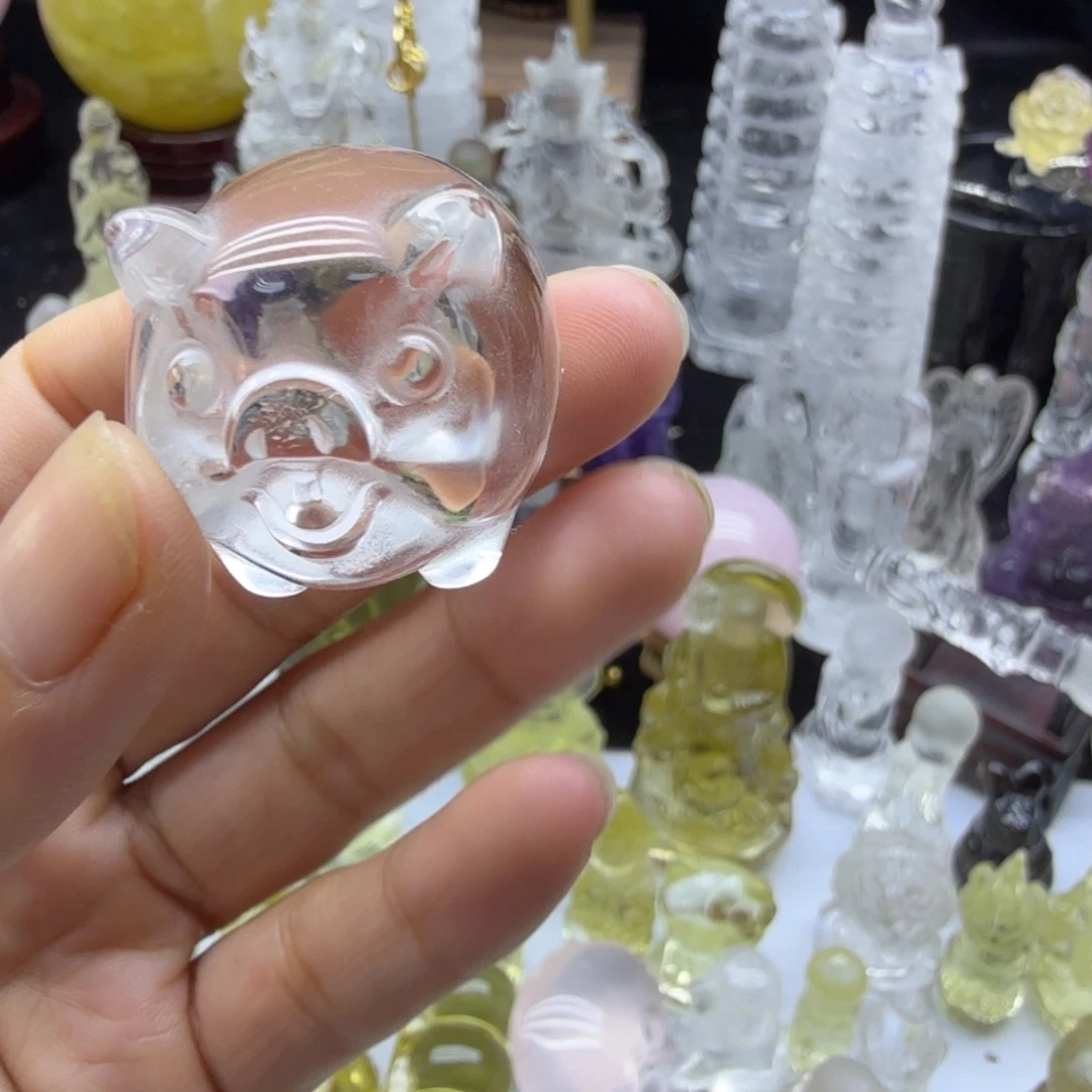 水晶珠宝半成品未镶嵌