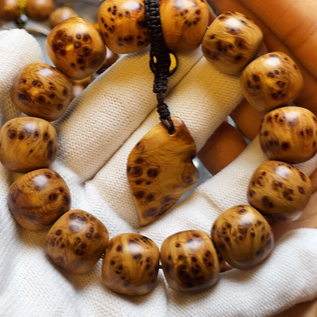 手串/手链柏木太行崖柏16 17陈化老型雀眼瘤疤