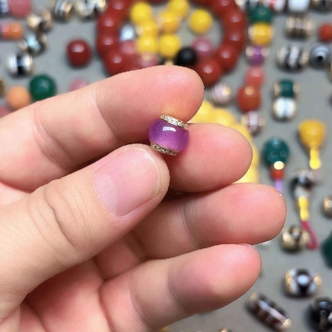 玛瑙/玉髓未镶嵌隔珠