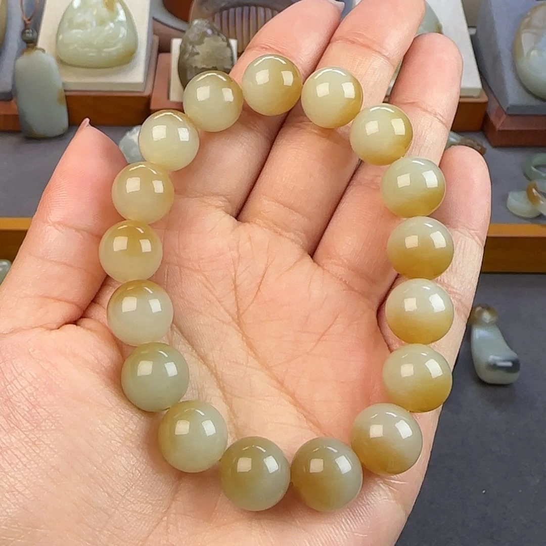 【闪购商品】和田玉手串未镶嵌不***较