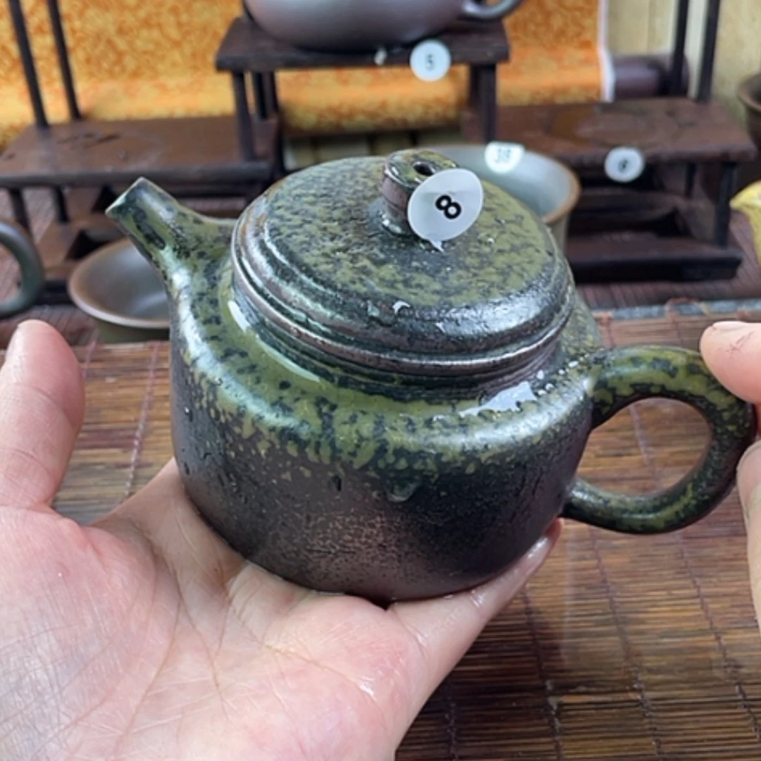 【闪购商品】八****爱柴烧茶壶200毫升左右微瑕