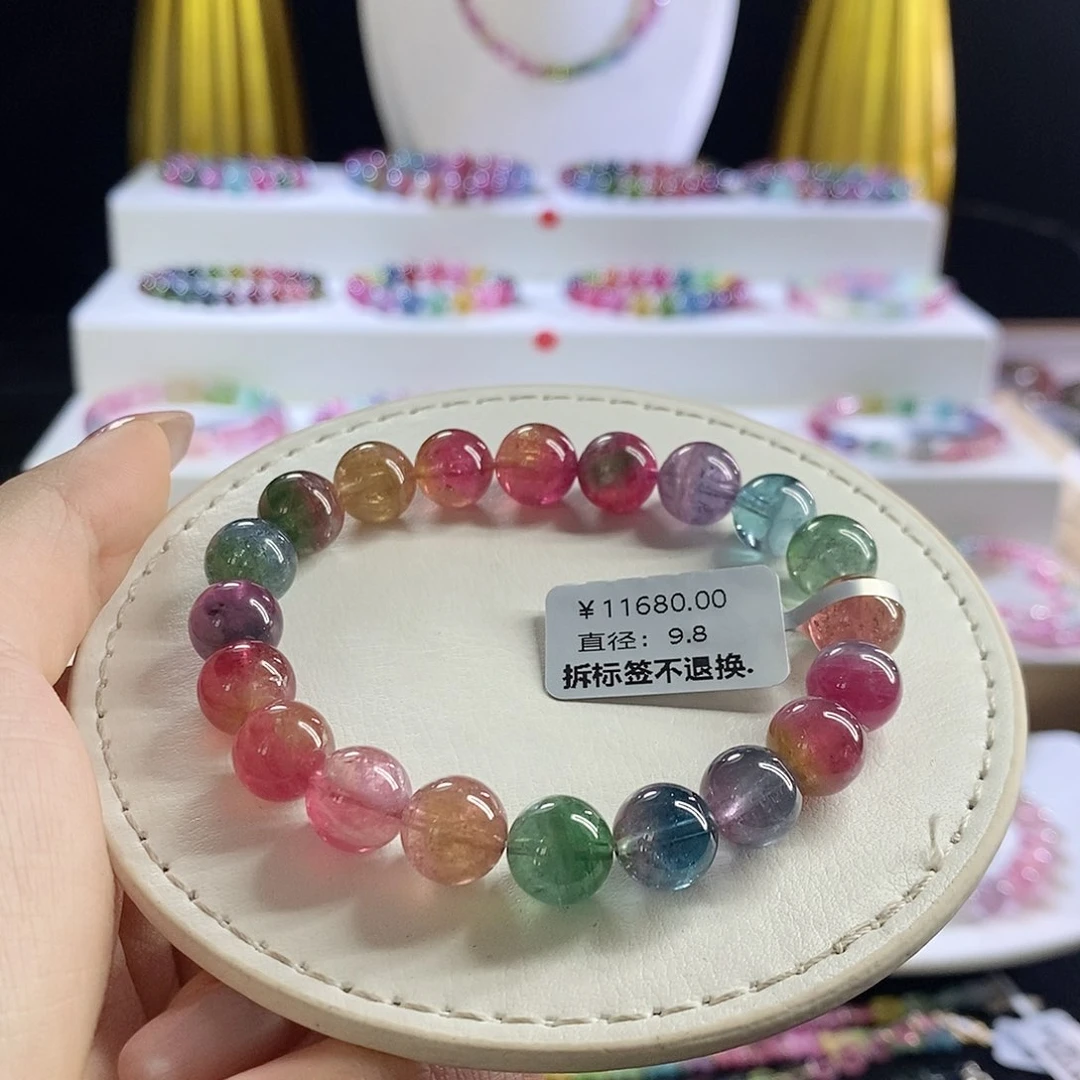 未镶嵌手链碧玺西瓜
