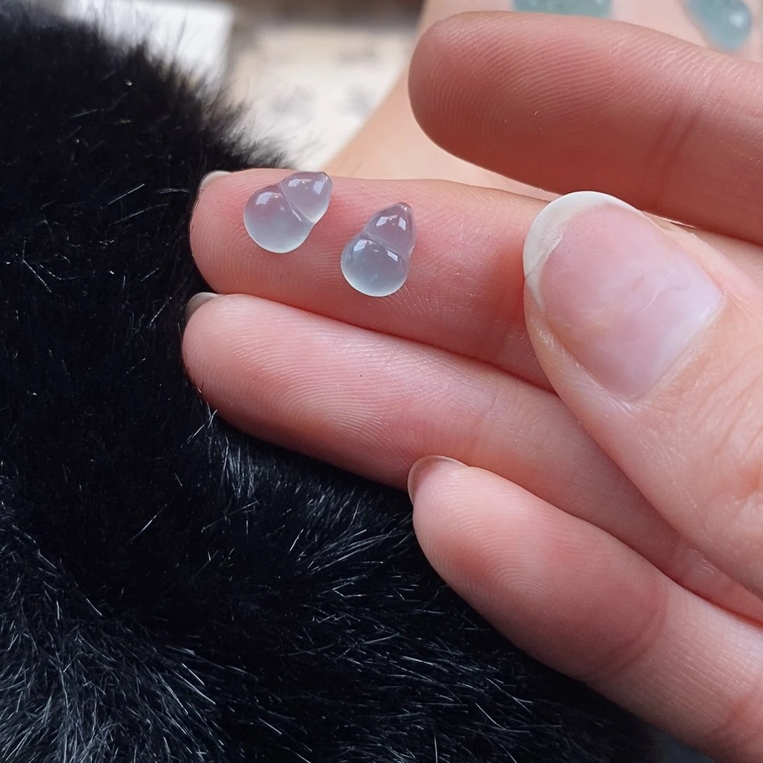 翡翠颈饰未镶嵌2*°天然翡翠