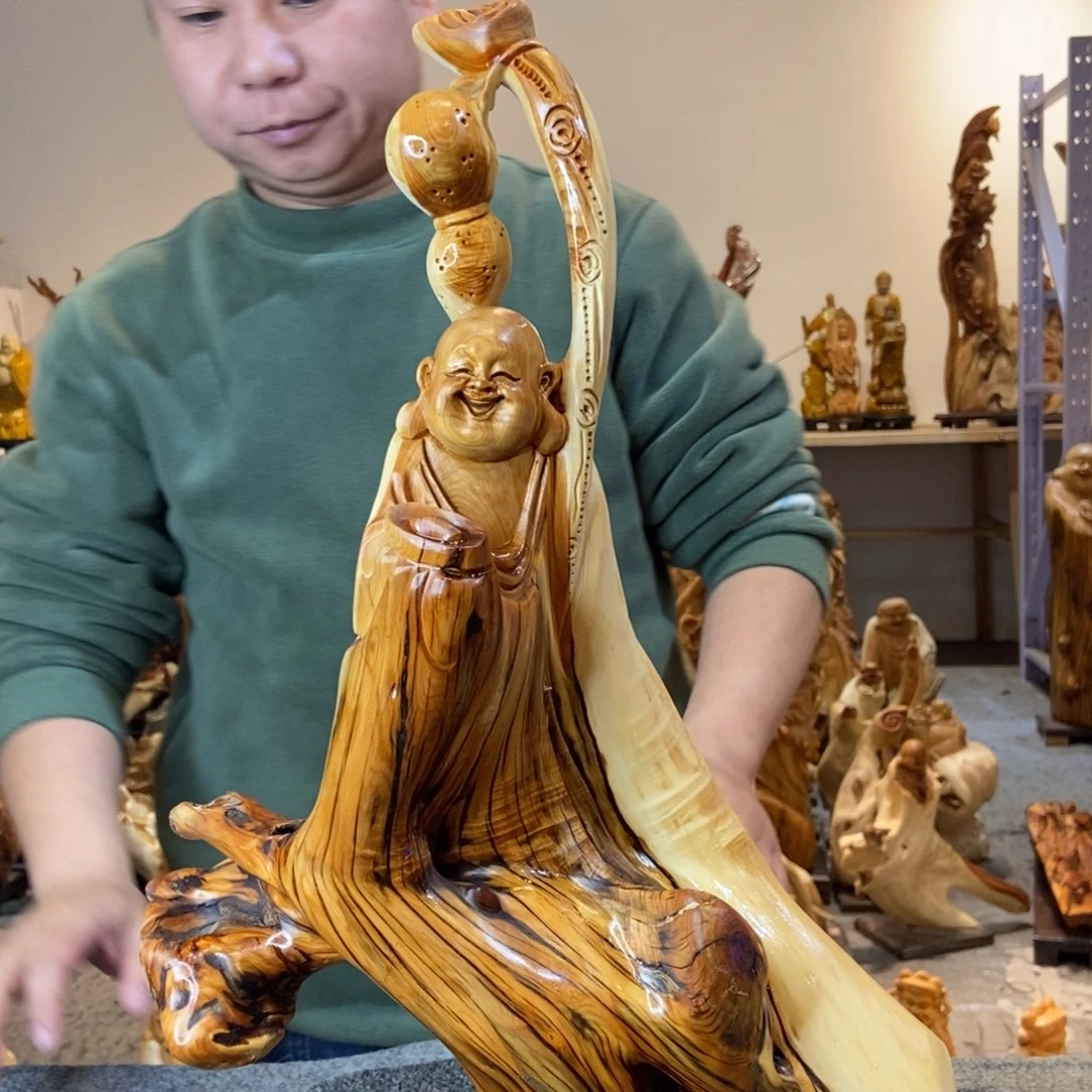 柏木（崖柏）太行崖柏根雕摆件