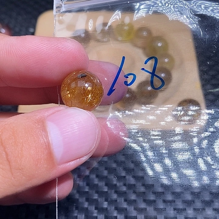 不***静未镶嵌手链发晶天然水晶手串