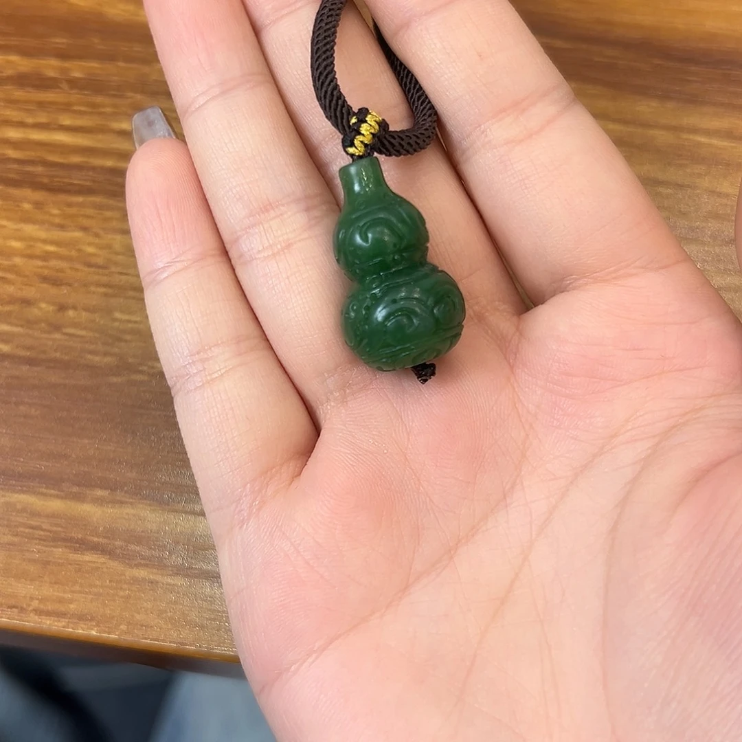 和田玉未镶嵌颈饰葫芦-593776