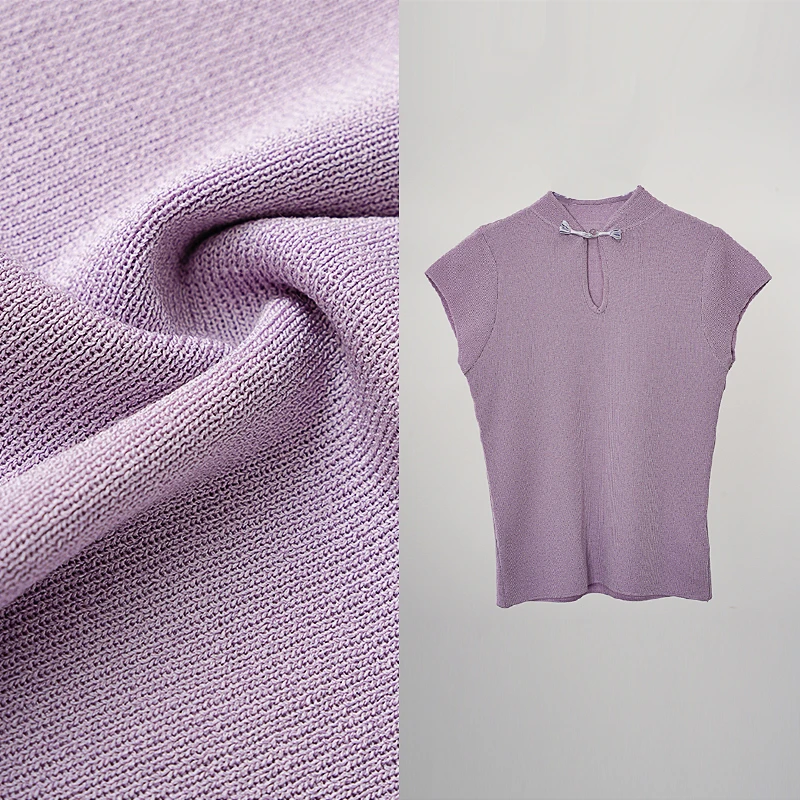 2025新款气质修身显瘦立领国风盘扣小飞袖时尚百搭打底衫