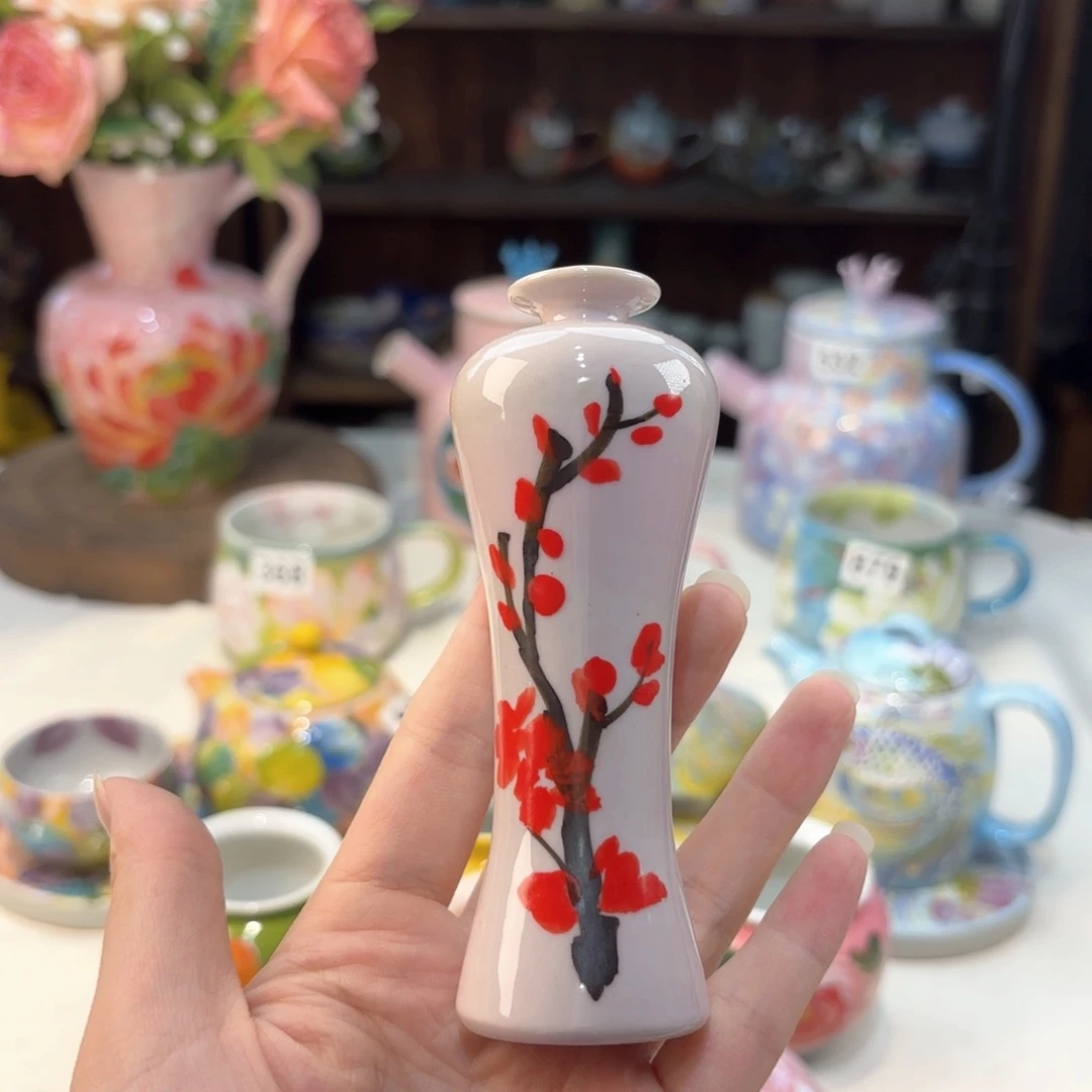 景德镇手绘高温釉下彩陶瓷茶具