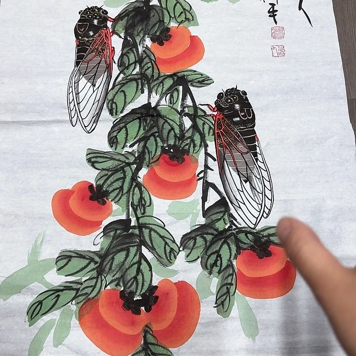 纯手绘国画作品欣赏999