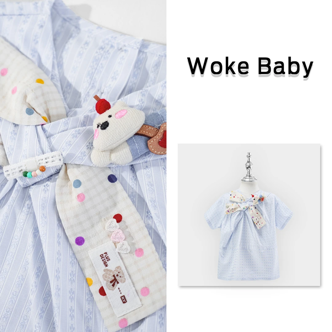 【现货】2025女童夏季新款上衣复古汉服上衣F295