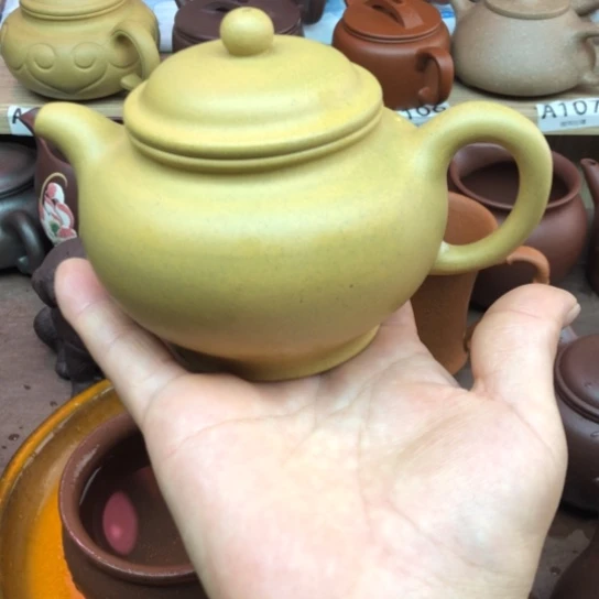 紫砂茶壶黄段泥掇只280豪升左右