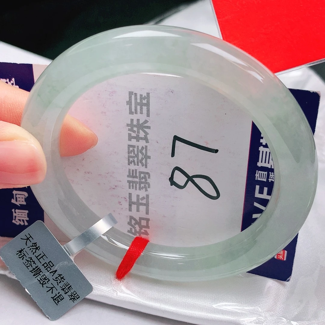 翡翠未镶嵌手镯缅甸天然a货翡翠手镯