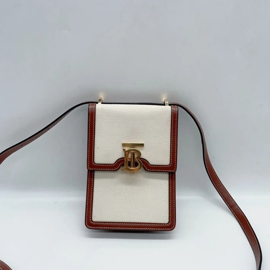 95新 BURBERRY/博柏利 1043 6389 博伯利帆布斜挎包