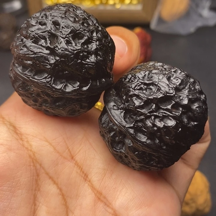 把件文玩核桃39尺霸王蟾