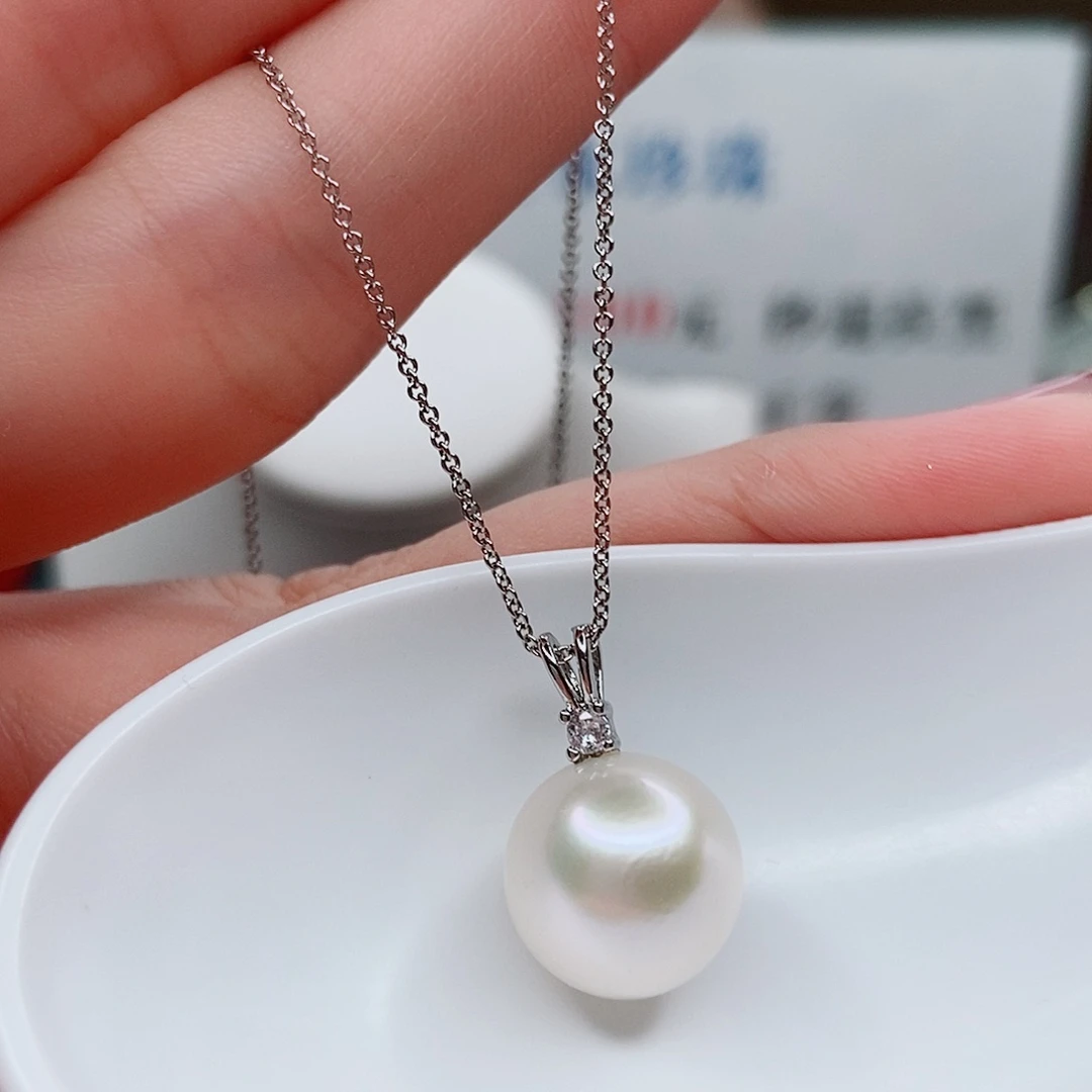 颈饰合金淡水珍珠