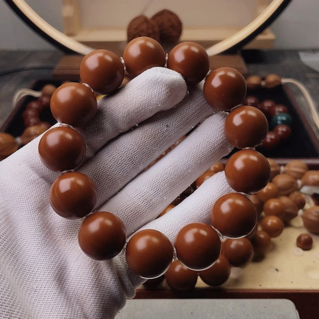 橄榄核手串/手链无****s17.5尺寸老树铁核全品