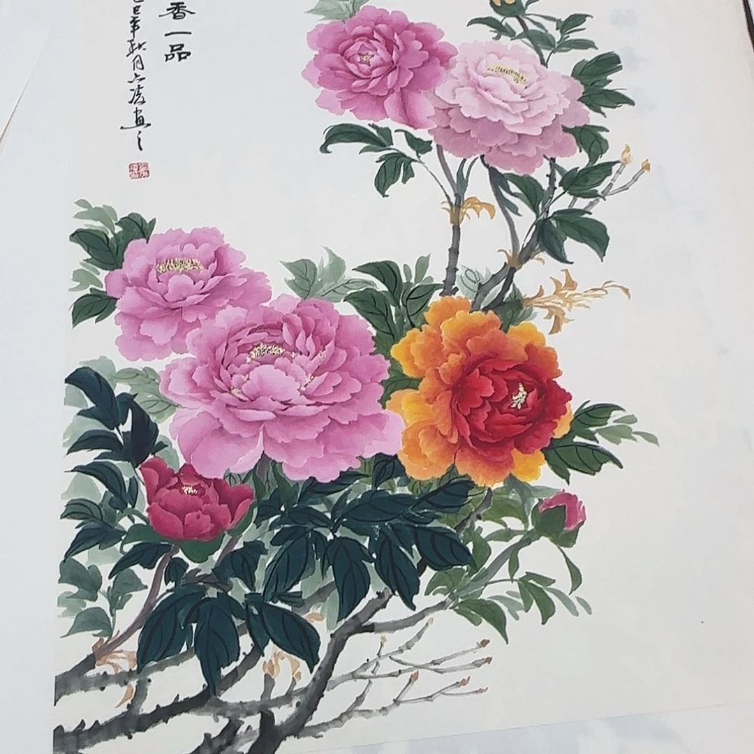 国画68*45纯手绘刘亦凌