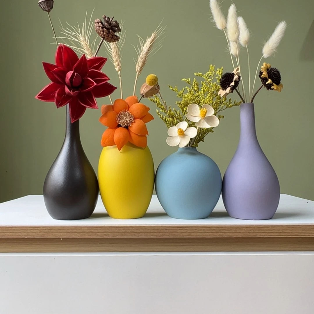 摆件花瓶带花高度不20-30厘米左右