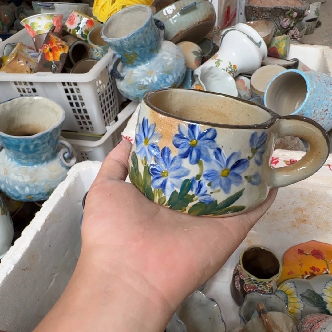 景德镇釉下彩陶瓷瑕疵慎拍189